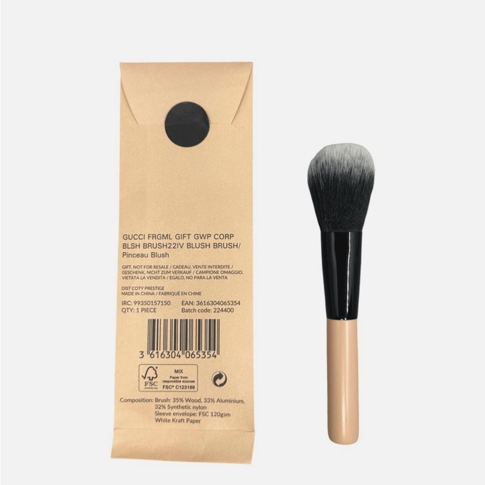 Gucci Beauty Makeup Blush Brush Pinceau Blush Travel Size - Picture 2 of 2